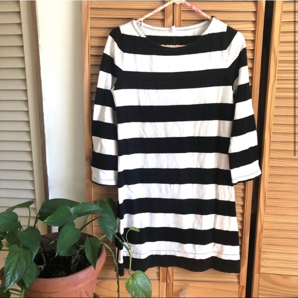 Jcrew Striped Cotton Dress